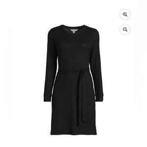 Closet staple! Lightweight black sweater dress size XL